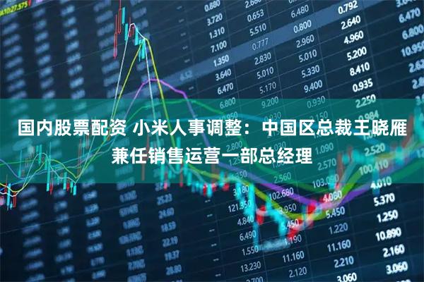 国内股票配资 小米人事调整：中国区总裁王晓雁兼任销售运营一部总经理